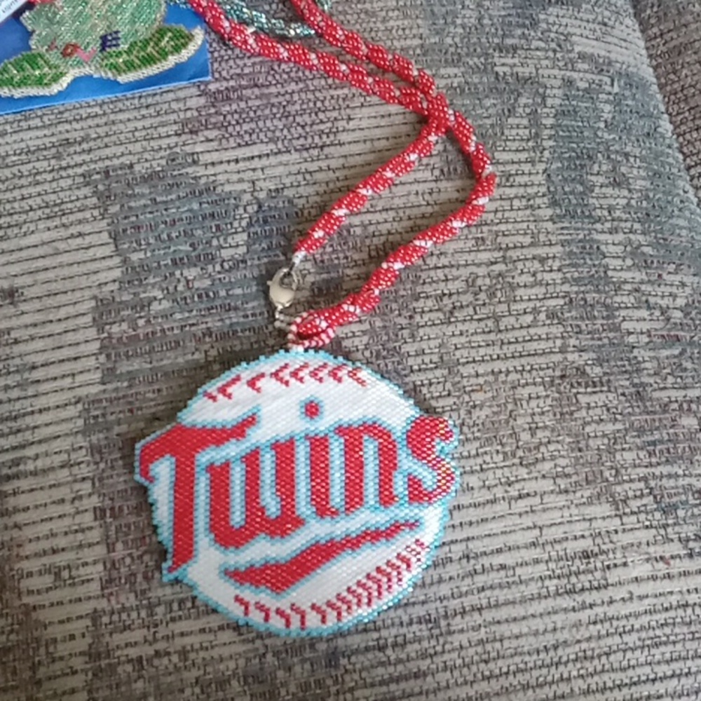 Minnesota twins piece  necklace